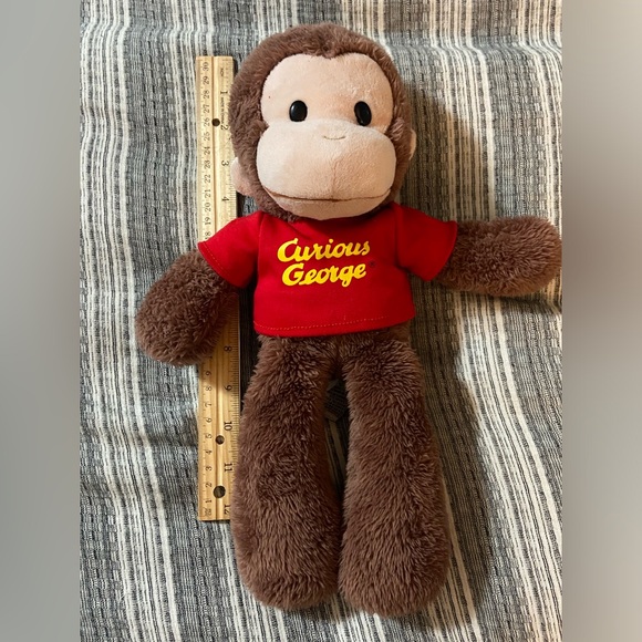 Curious George Monkey Soft Plush Stuffed Animal Gund 13” - Picture 9 of 10